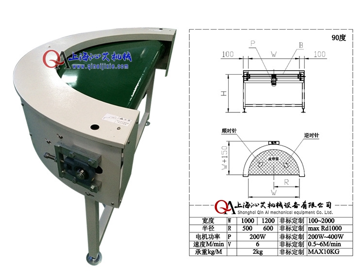 無(wú)內(nèi)半徑轉(zhuǎn)彎皮帶機(jī)示意圖 無(wú)內(nèi)半徑轉(zhuǎn)彎皮帶機(jī)示意圖